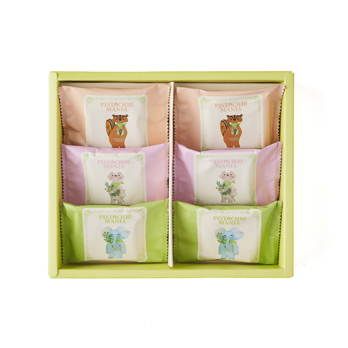 ウィークエンドピスタチオアソート 6個入り｜PISTACHIOMANIA