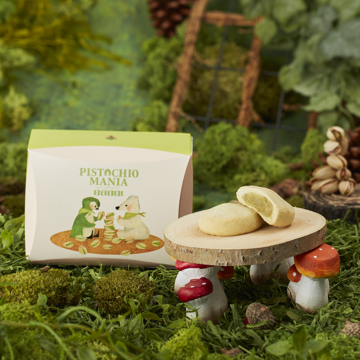 クッキークリームピスタチオ 5個入り｜PISTACHIOMANIA